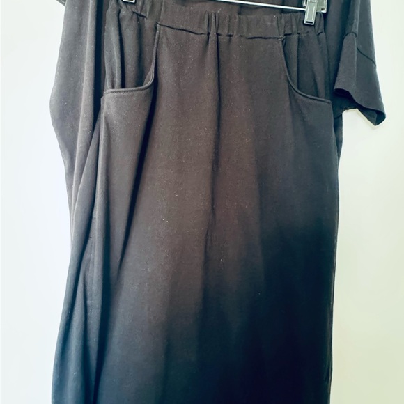 Yohji Yamamoto Black Midi 2pc skirt set, Unique Design, stretchy fabric M - Picture 11 of 16